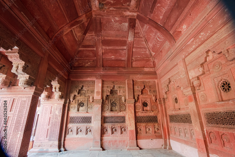 The aesthetic & military strategic architectural design of the Red Fort