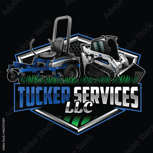 Lawn Care Logo Design, Lawn Care Mascot Logo