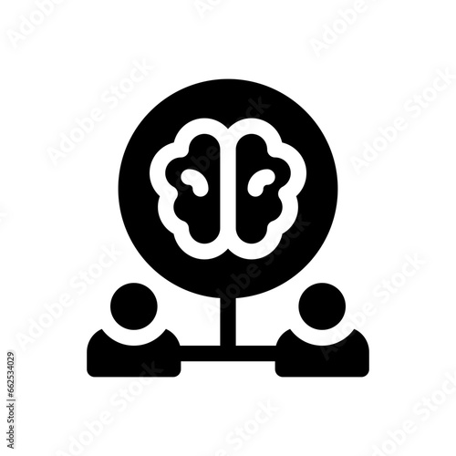 target audience glyph icon