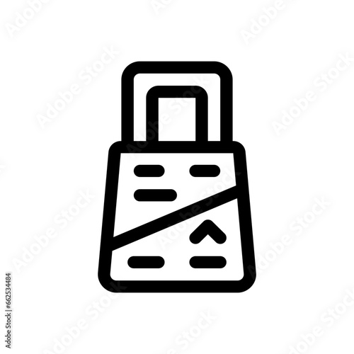 totebag line icon