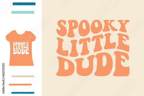 Spooky little dude t shirt design 