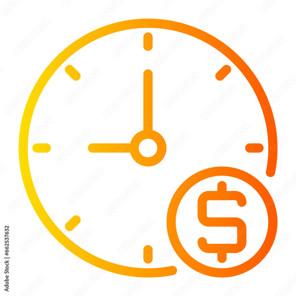 time gradient icon time gradient icon