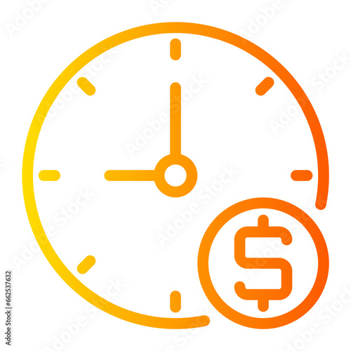Free Download time gradient icon - GFXLoad