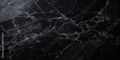 Texture Of Grotesque Black Marble With Veins Created Using Artificial Intelligence
