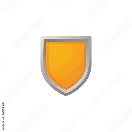 Free Download Game shield, cartoon vector design item, isolated on white background. - GFXLoad
