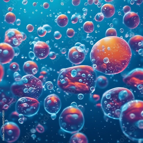 Wallpaper Mural underwater water bubble illustration background Torontodigital.ca