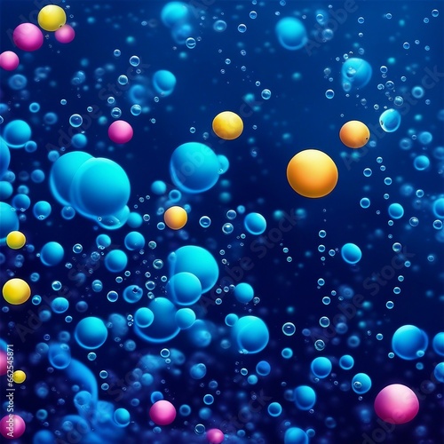 underwater water bubble illustration background
