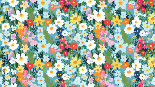seamless ditsy flowers repeating pattern, tiny flowers pattern, ditsy, liberty , meadow, floral