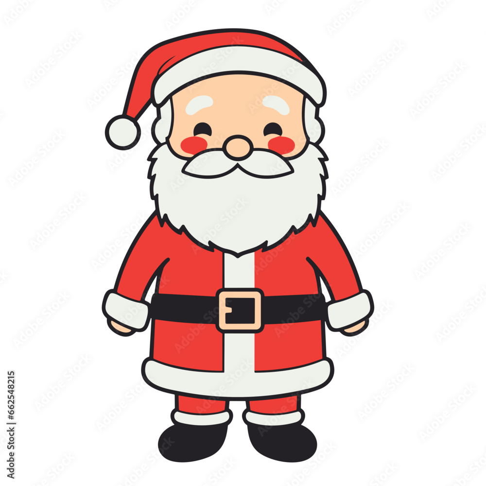 Santa Claus simple vector Santa Claus simple vector