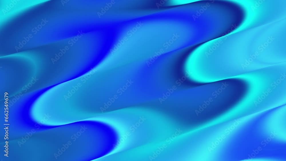 Abstract dual color gradient background with liquid style waves featured violet and blue. 3d Seamless looping video Abstract dual color gradient background with liquid style waves featured violet and blue. 3d Seamless looping video