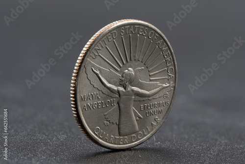 Maya Angelou, American Women, special edition, quarter dollar, US Coin 2022