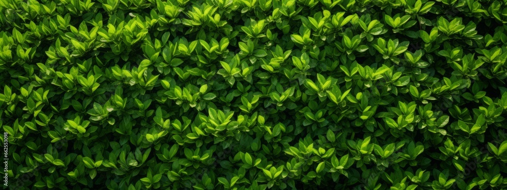 Obraz premium Tea field green plantation agriculture background top leaf farm landscape pattern drone. Organic field mountain green plant tea table view wooden product aerial display farmer wood fresh harvest land