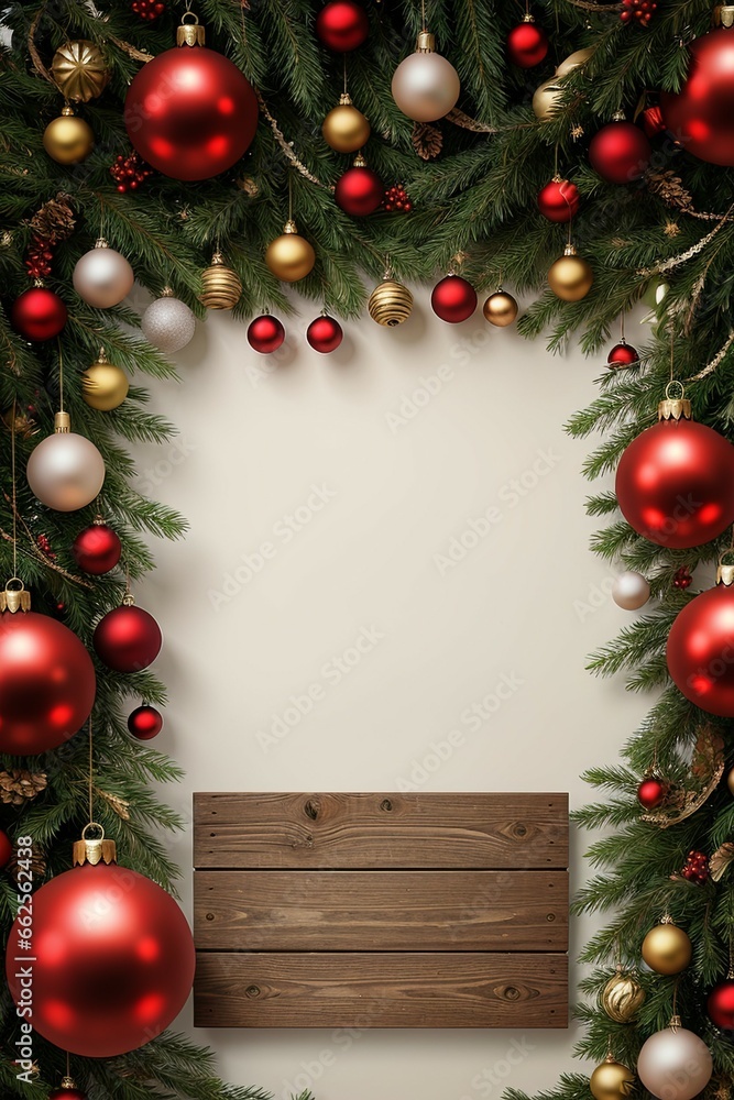 A beautiful red and gold Christmas wreath is adorned with white flowers and green pine branches, set against a pure white background. A beautiful red and gold Christmas wreath is adorned with white flowers and green pine branches, set against a pure white background.