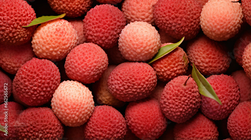 Lychee fruit background