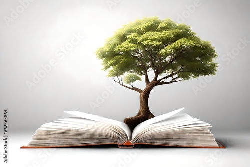 tree with book