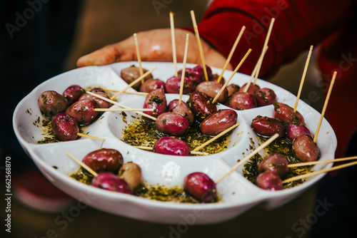 Olives with oil dressing, ilo, Peru
