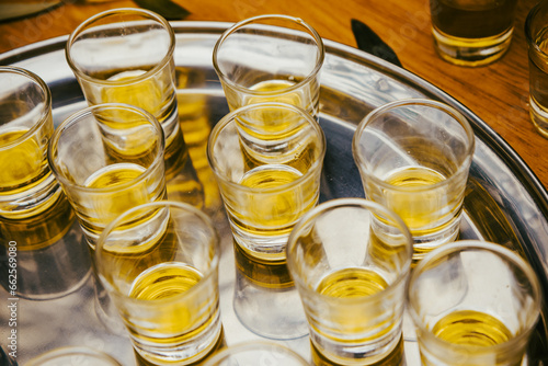Olive oil glasses for drinking