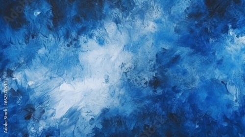 Abstract watercolor paint background dark blue color.Generative AI