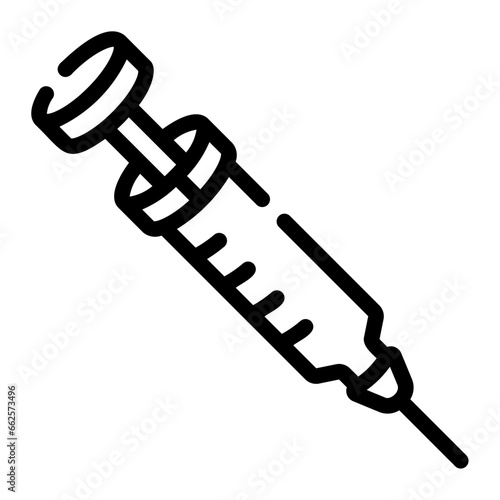 syringe Line Icon
