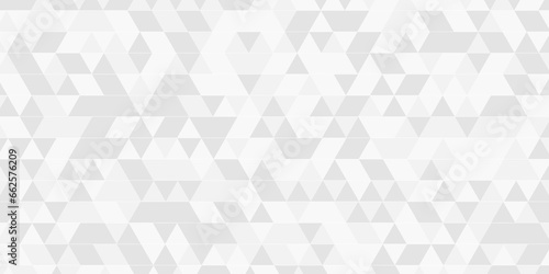  Abstract gray and white small square geomatrics triangle background. Abstract geometric pattern gray and white Polygon Mosaic triangle Background, business and corporate background.