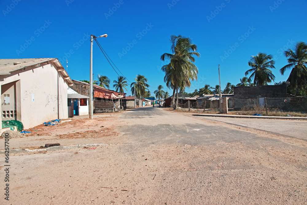 Fototapeta premium Small village on Casamance river, Ziguinchor Region, Senegal, West Africa