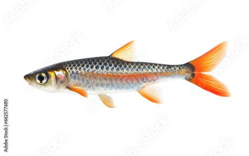 Beautiful Image of Rasbora Fish Isolated on Transparent Background PNG.