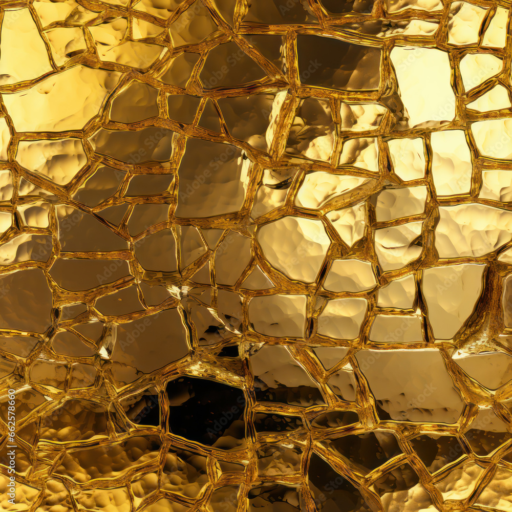 Abstract gold decorative background, ai generative Abstract gold decorative background, ai generative