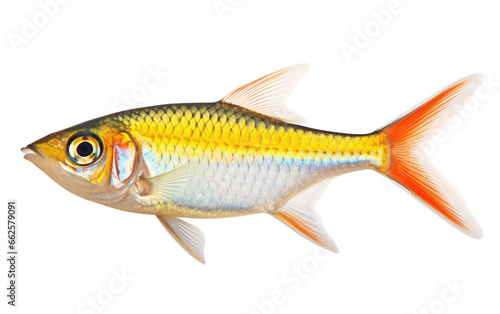 Beautiful Tetra Fish Isolated on Transparent Background PNG.