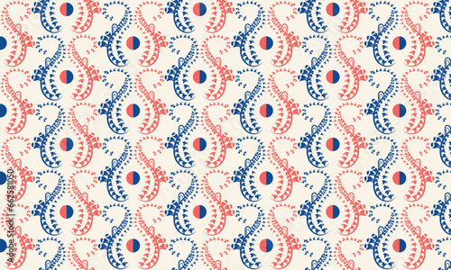 Seamless Foral pattern in a vector way.Textile pattern design.