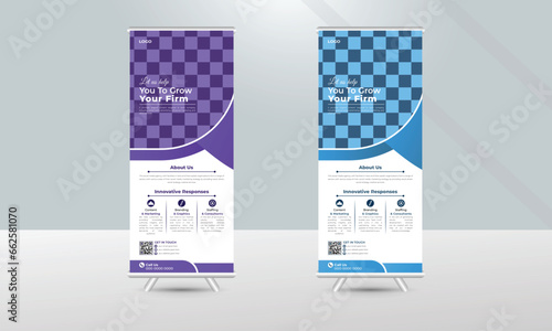 Corporate rollup banner template for your Corporate business