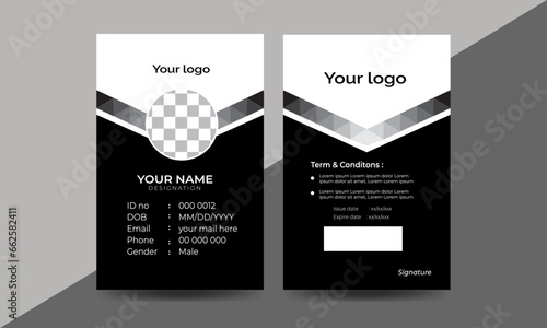 Best ID card template which will help you to attract your client - vector