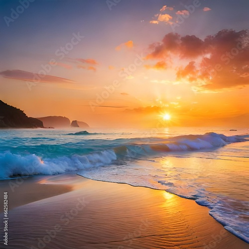 sunset at the beach © Sofia Saif