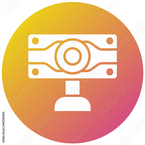 Webcam Vector Icon Design Illustration