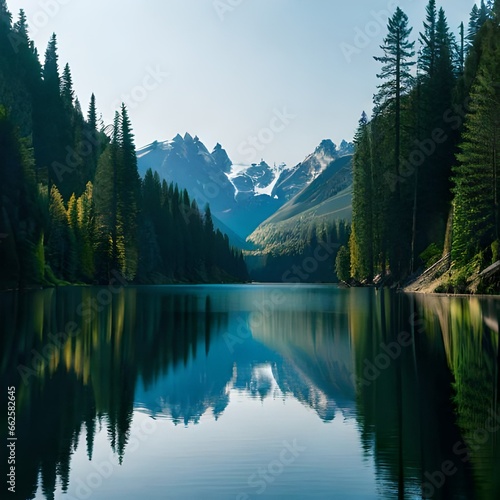 lake in the mountains