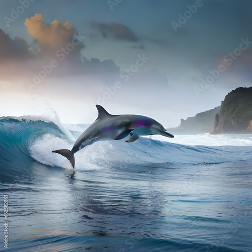 dolphin jumping out of water © Sofia Saif