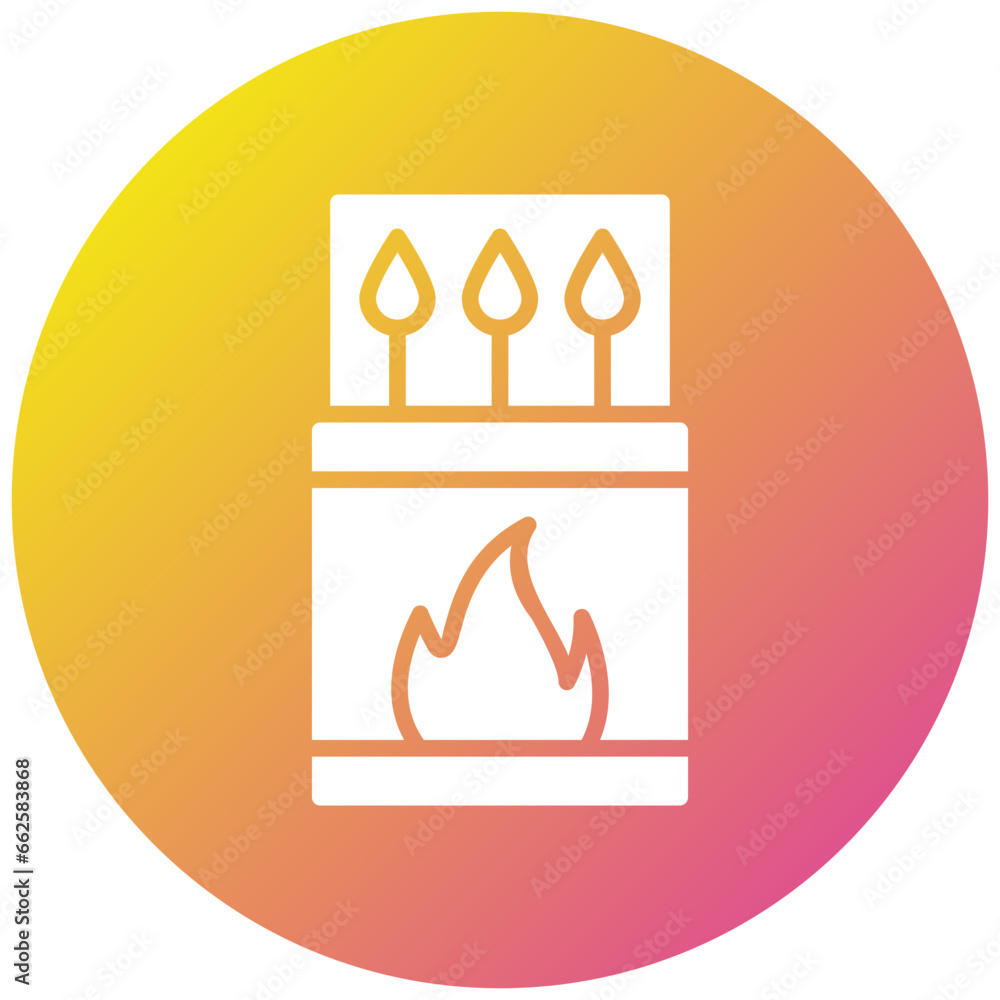 Matches Vector Icon Design Illustration Matches Vector Icon Design Illustration