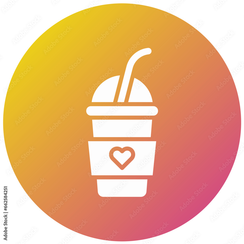 Smoothie Vector Icon Design Illustration Smoothie Vector Icon Design Illustration