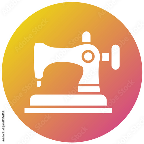 Sewing Machine Vector Icon Design Illustration