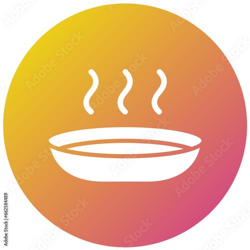 Plate Vector Icon Design Illustration
