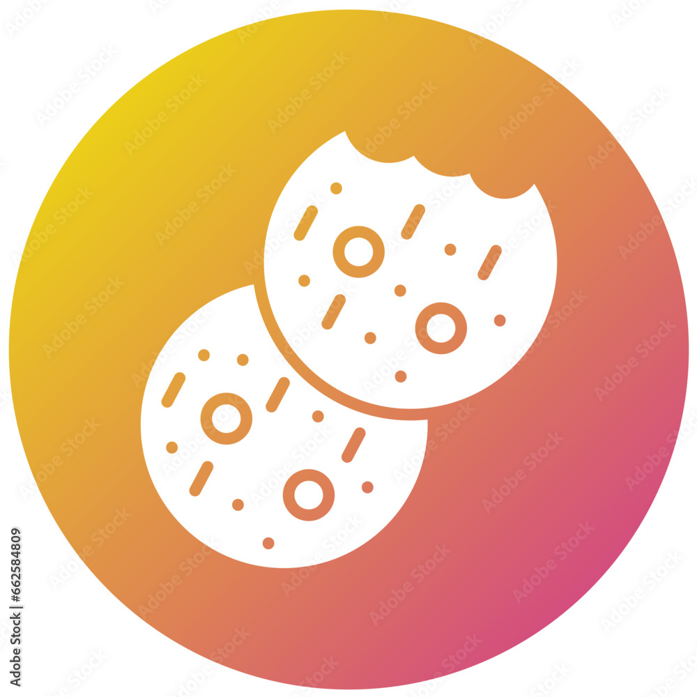 Fototapeta premium Cookies Vector Icon Design Illustration