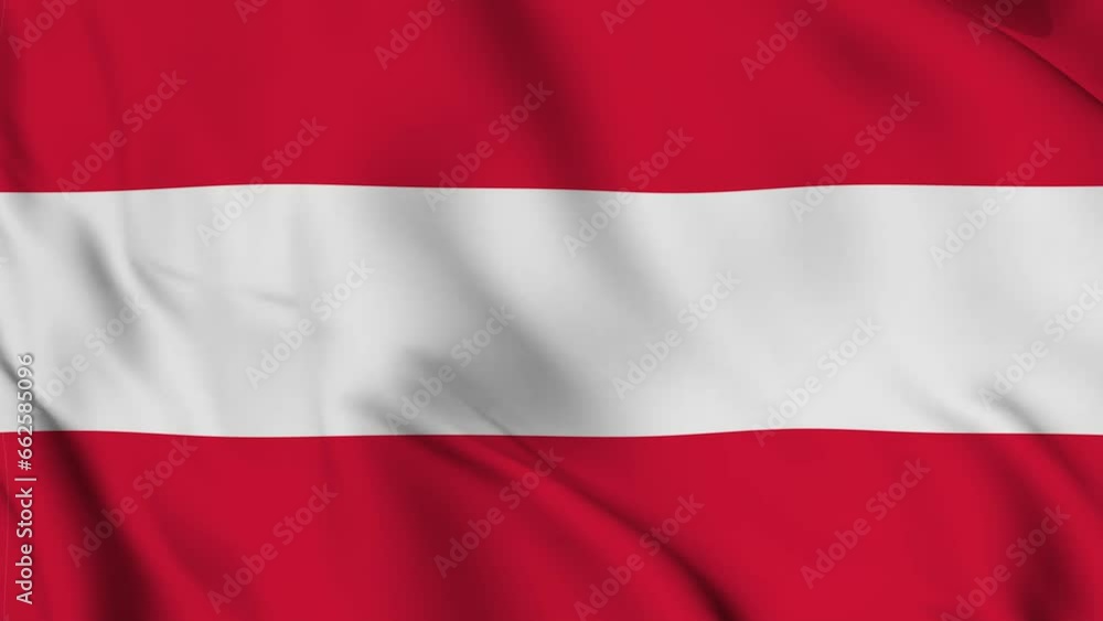 Austria Waving Flag Realistic Animation Video Austria Waving Flag Realistic Animation Video