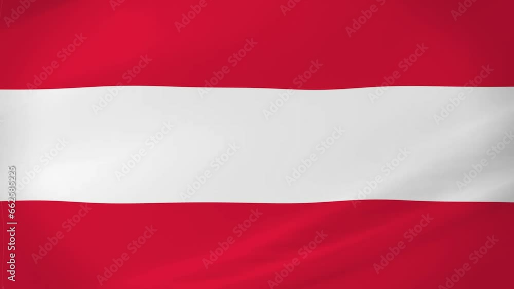 Austria Waving Flag Realistic Animation Video Austria Waving Flag Realistic Animation Video