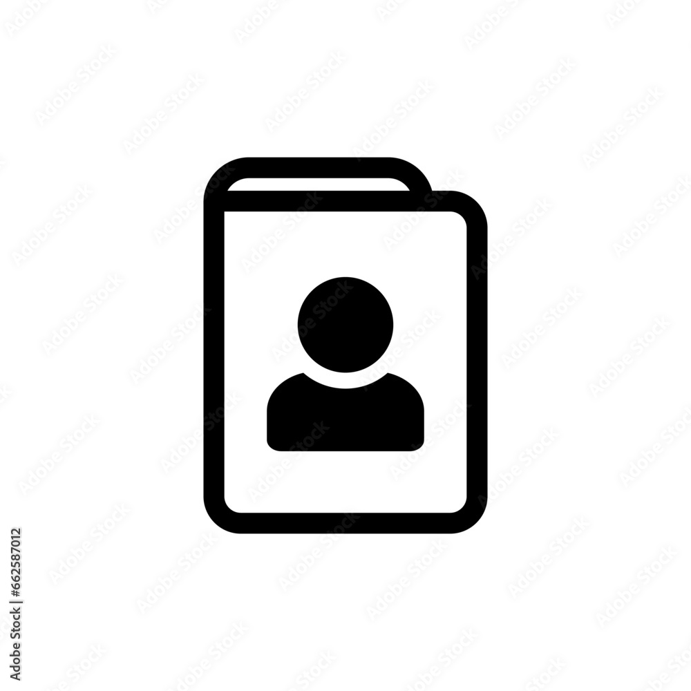 Contact people line icon vector design template and ilustration with editable stroke Contact people line icon vector design template and ilustration with editable stroke