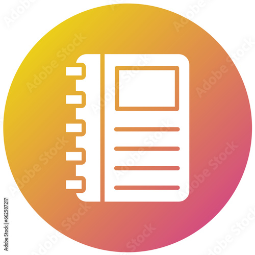 Planner Vector Icon Design Illustration