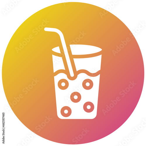 Drinking Water Vector Icon Design Illustration