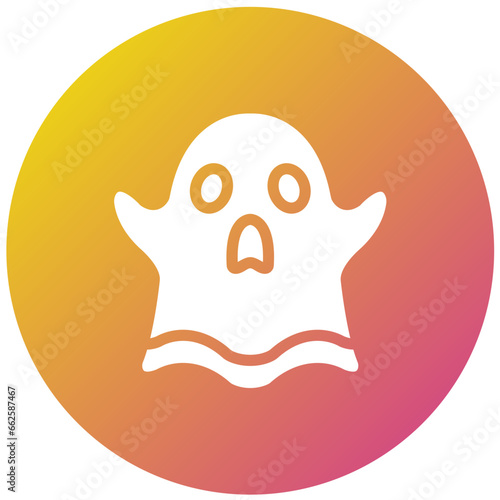 Ghost Vector Icon Design Illustration