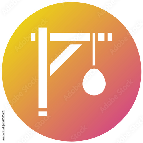 Gallows Vector Icon Design Illustration