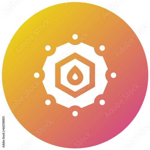 Benzol Vector Icon Design Illustration
