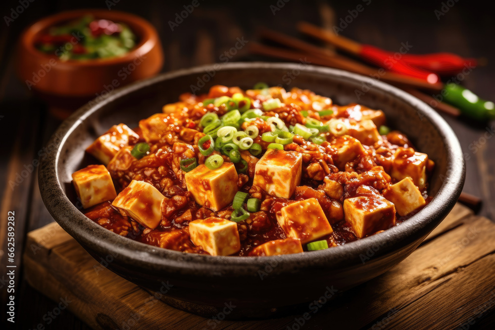Mapo Tofu A spicy Sichuan tofu dish