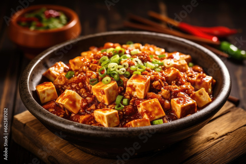 Mapo Tofu A spicy Sichuan tofu dish